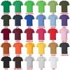 t shirt color chart - Claymore Merch
