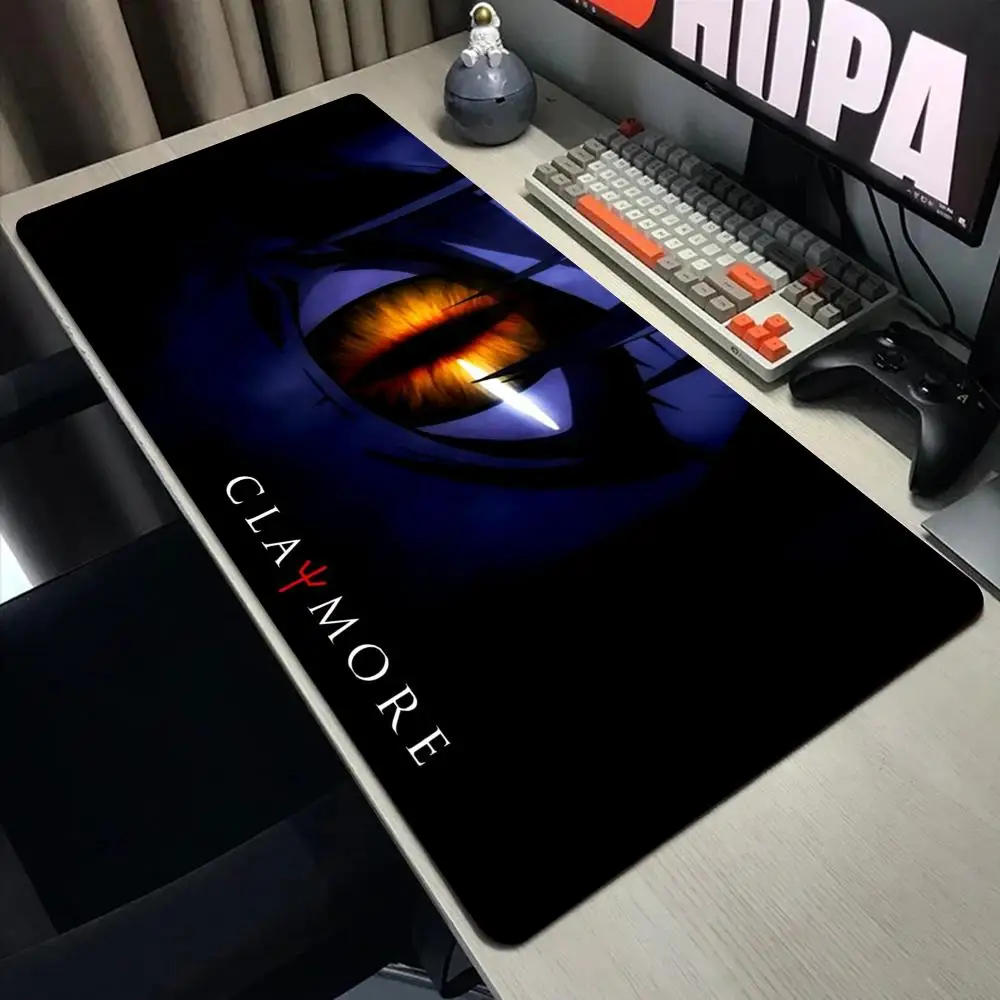 Anime Claymore Light Eye Large Mousepad