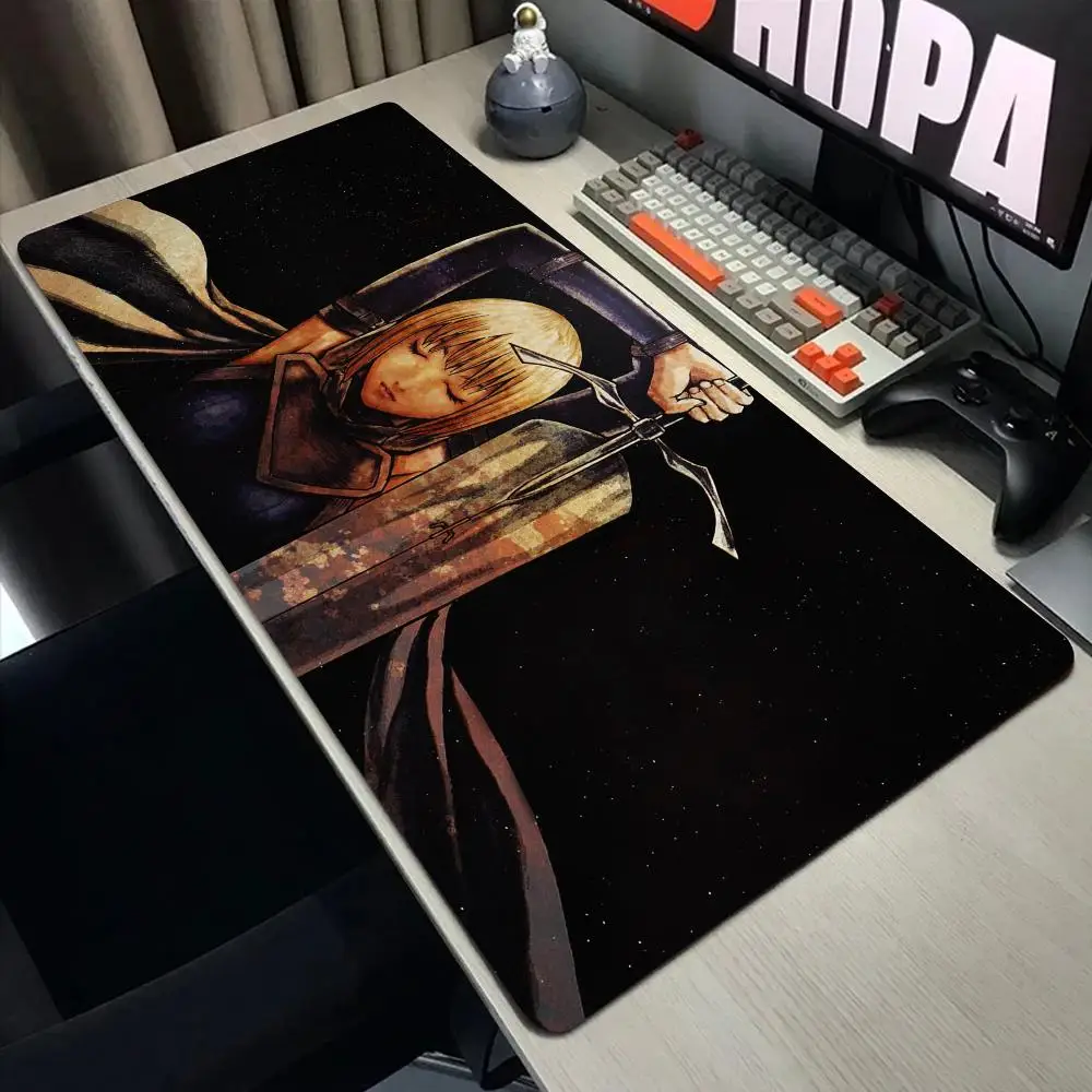 Anime Claymore Clare With Slayer Large Mousepad