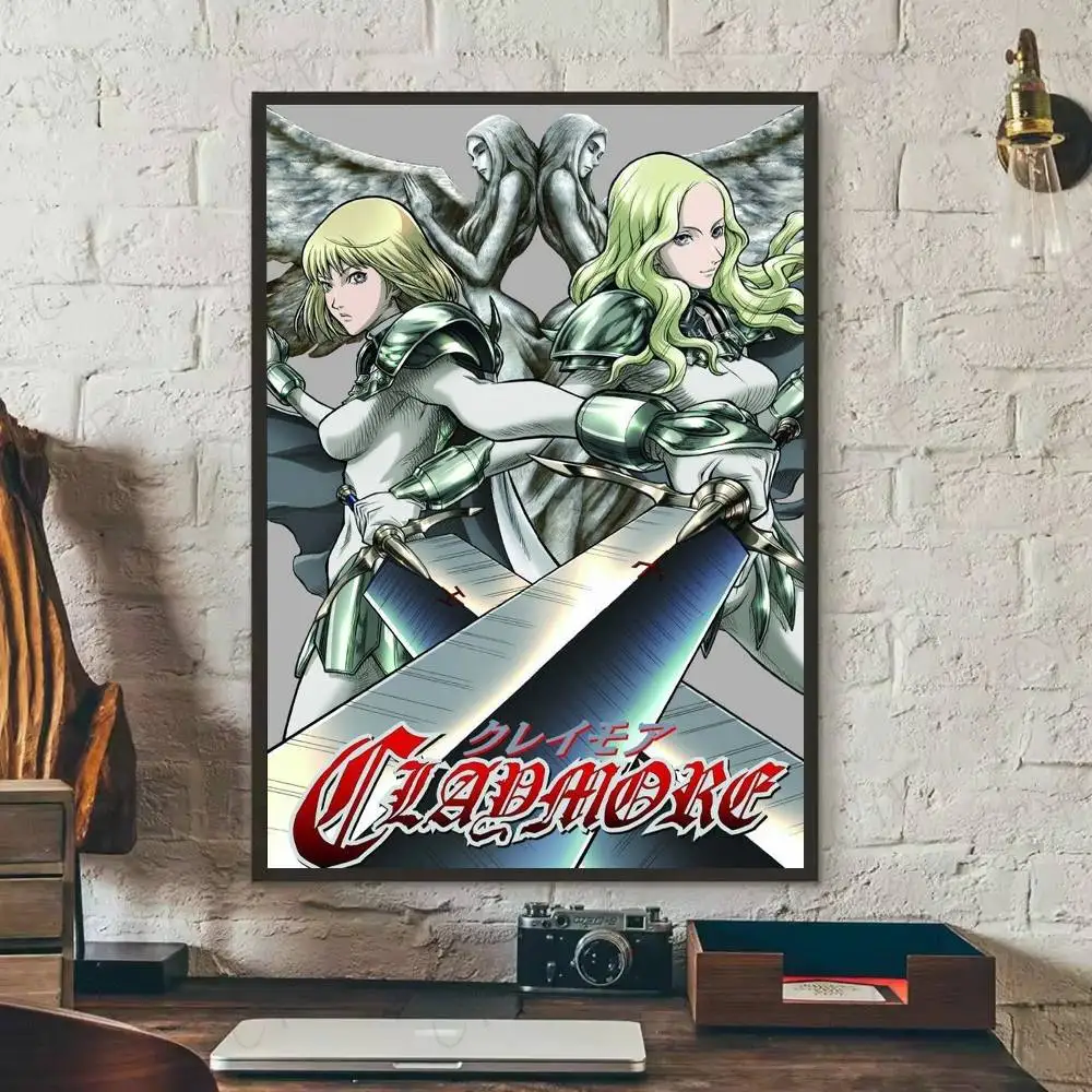 Anime Claymore Clare And Teresa Wall Art