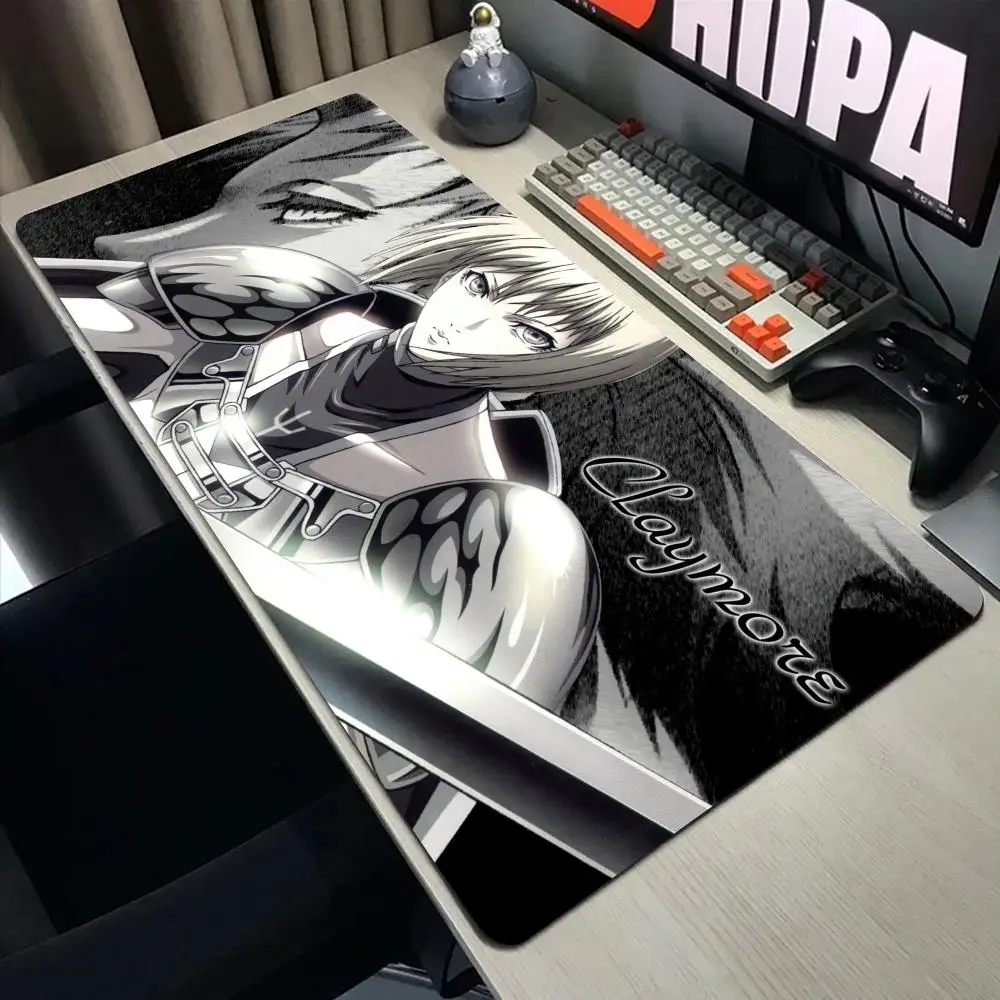 Anime Claymore Grey Design Large Mousepad