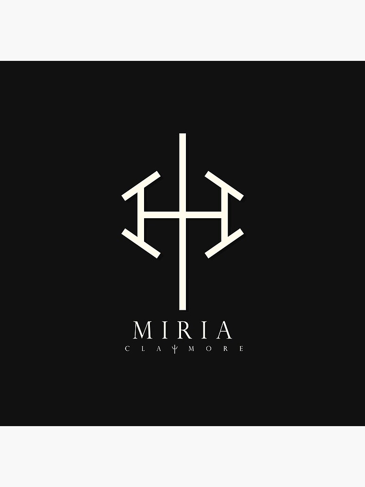 Claymore Miria Anime Manga Throw Pillow - Image 2