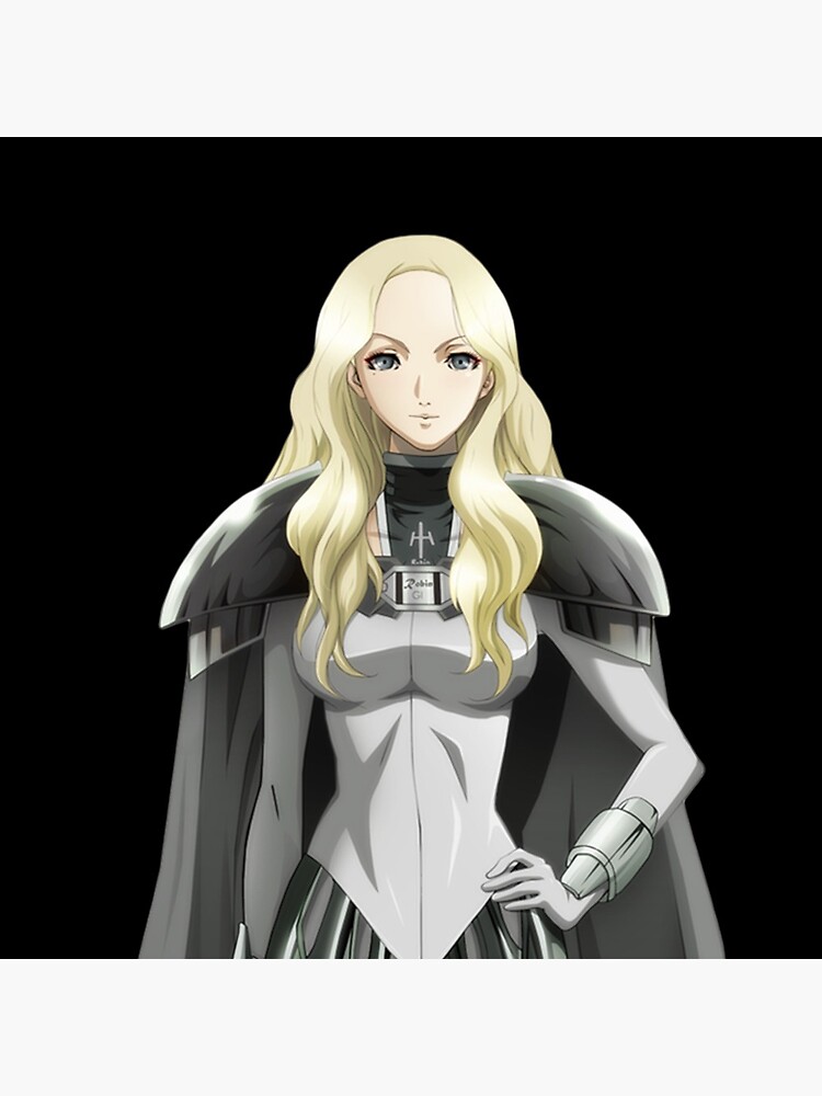 Teresa Claymore Classic Manga Throw Pillow - Image 2