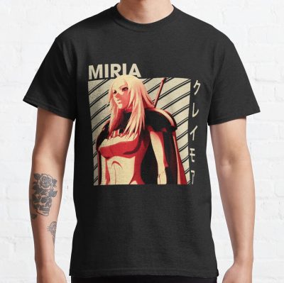 Miria Claymore Manga Classic Graphic T-shirt