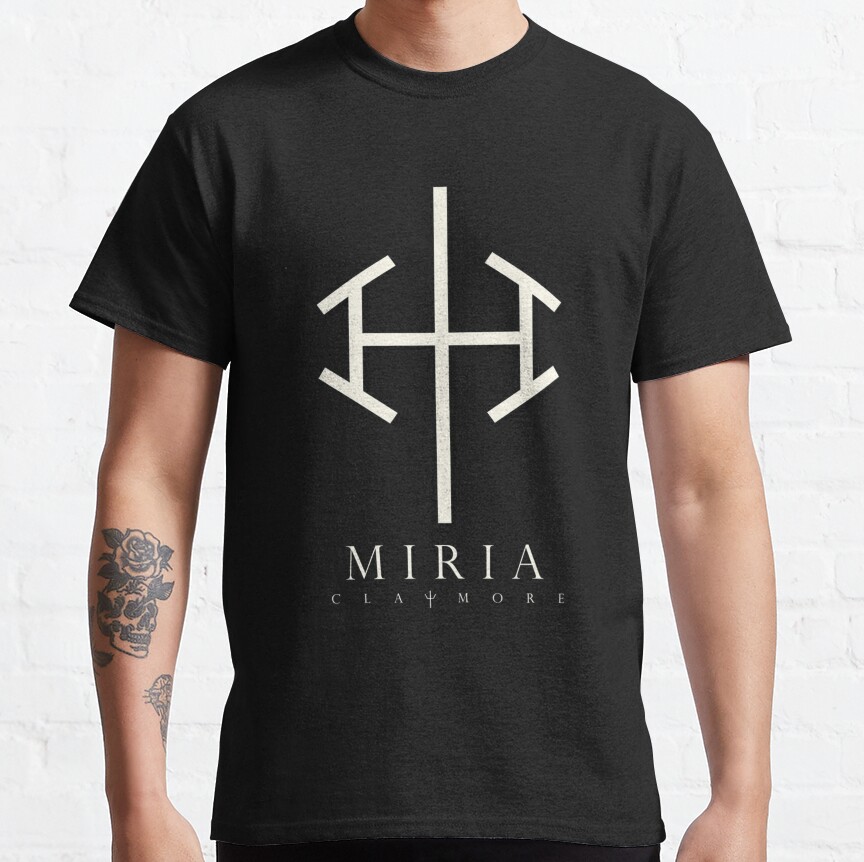 Miria Claymore Strong Warrior Manga T-shirt
