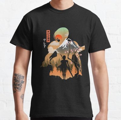 Claymore Clare Anime Love Graphic T-shirt