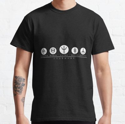 Raki Claymore Manga Character Gift T-shirt