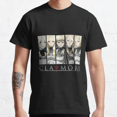 Clare Claymore Girls Retro Anime Character T-shirt