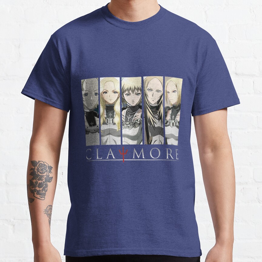 Deneve Claymore Vintage Seasons Outfit T-shirt - Image 4