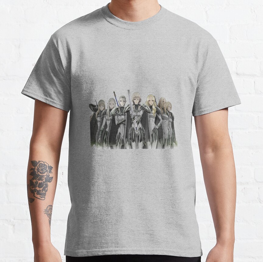 Claymore Main Characters Manga Art T-shirt - Image 3