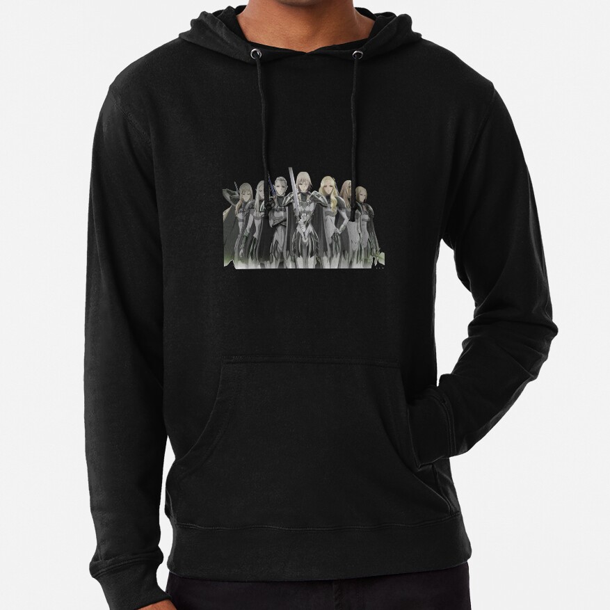 Claymore Main Characters Manga Art Hoodie
