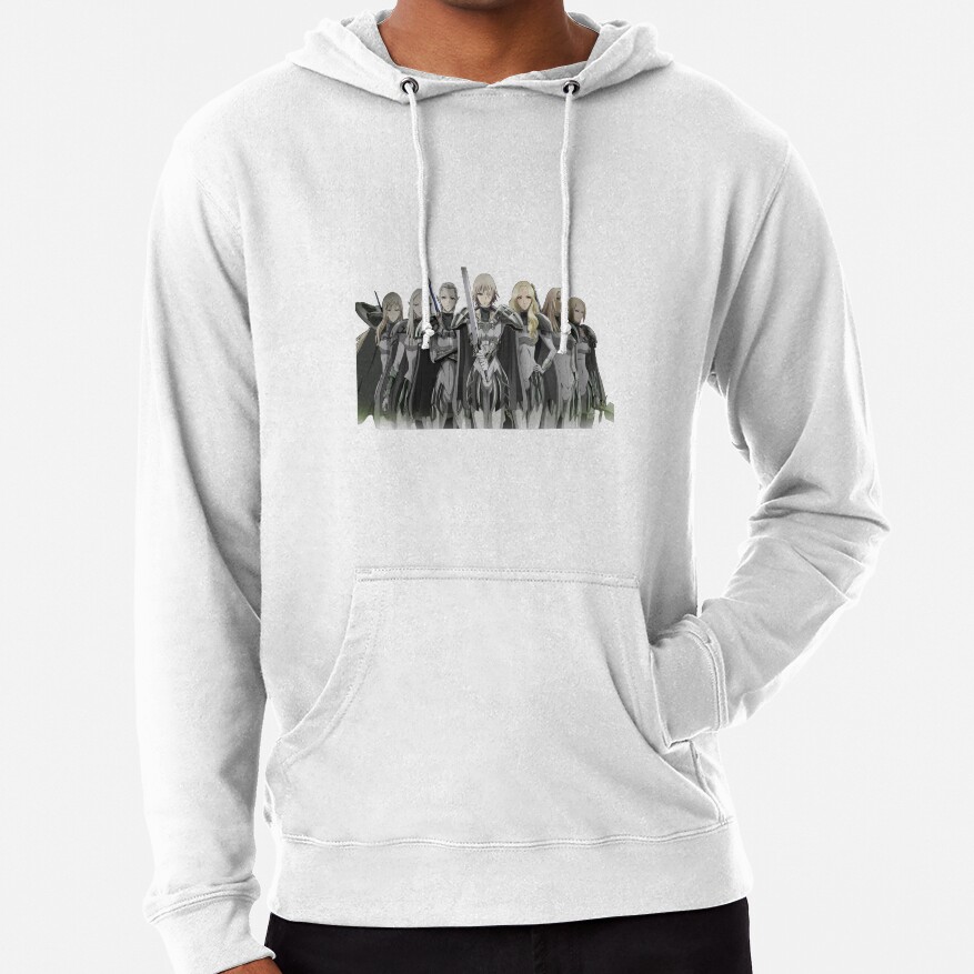 Claymore Main Characters Manga Art Hoodie - Image 2