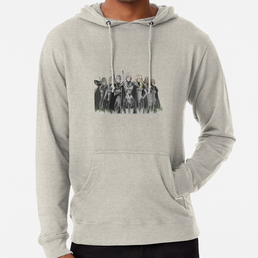 Claymore Main Characters Manga Art Hoodie - Image 3