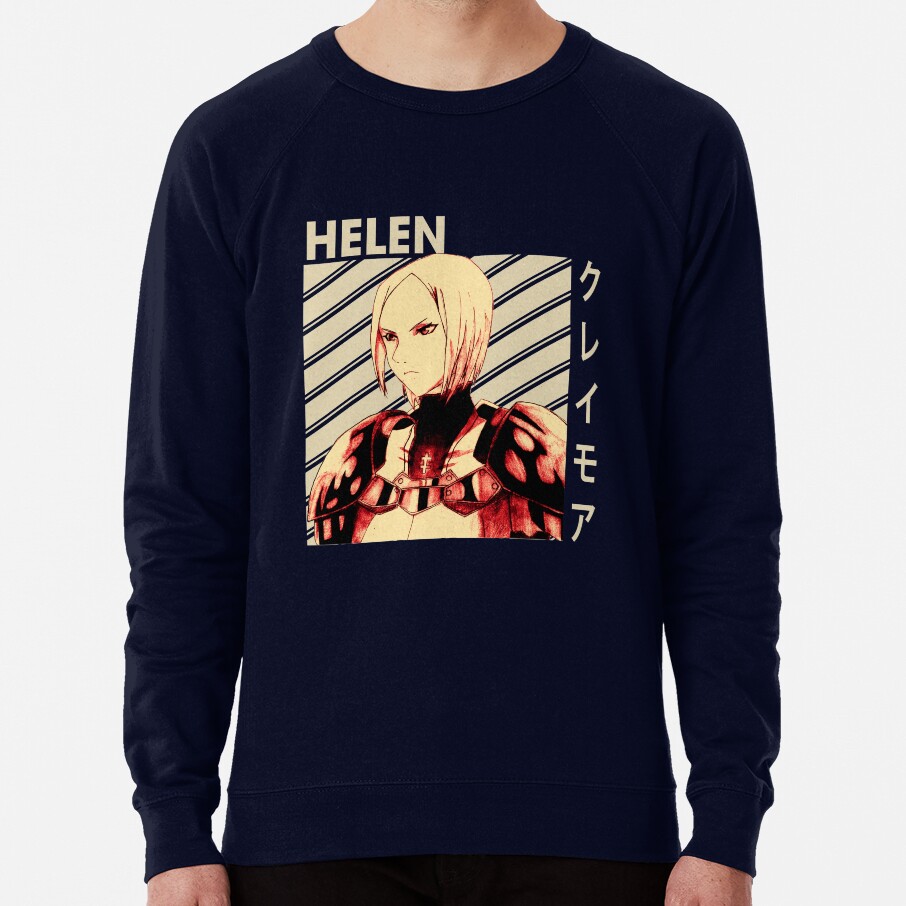Helen Claymore Japanese Manga Warrior Sweatshirt - Image 5
