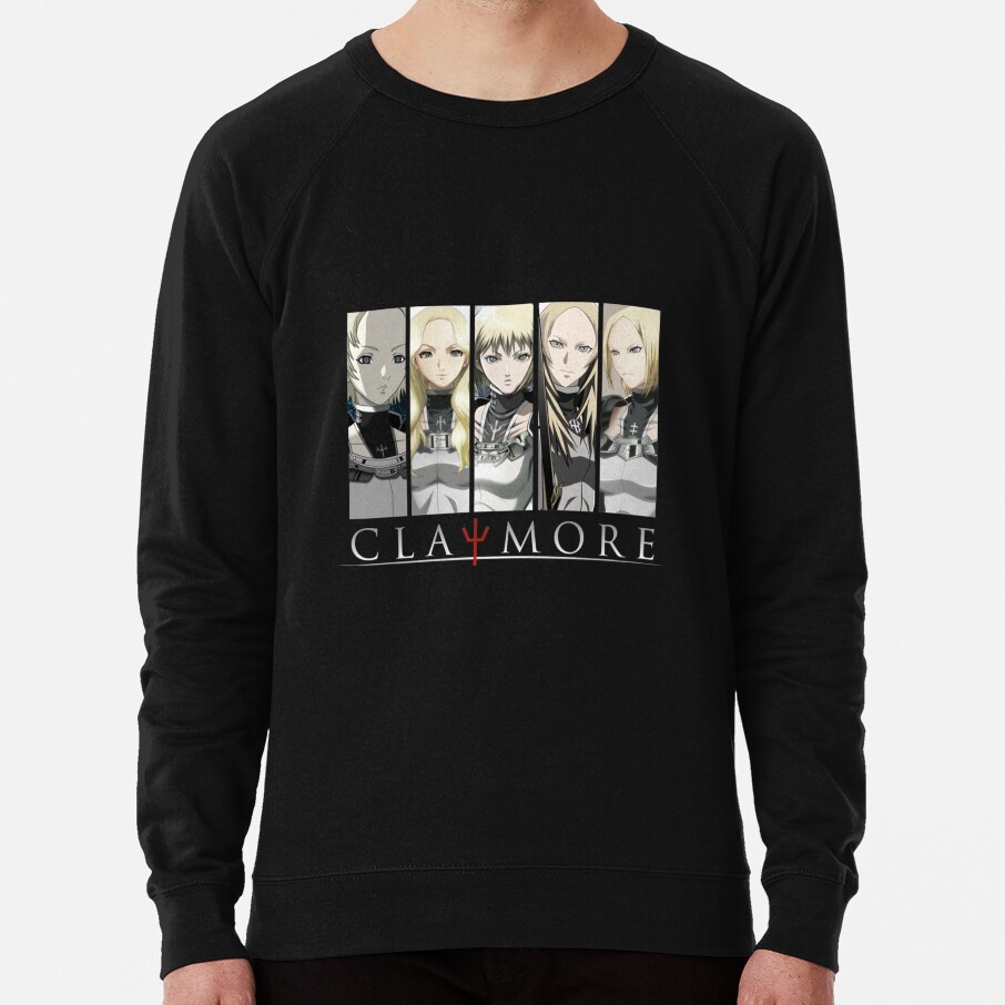 Clare Claymore Girls Retro Anime Character Sweatshirt
