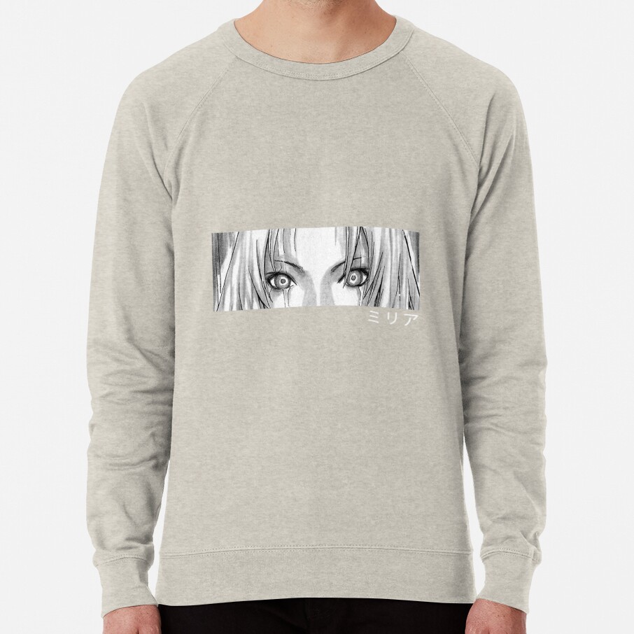 Miria Claymore Japanese Manga Graphic Sweatshirt - Image 3