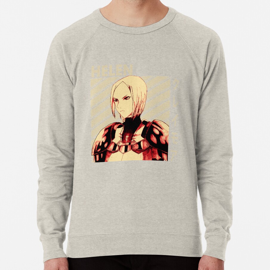 Helen Claymore Japanese Manga Warrior Sweatshirt - Image 3