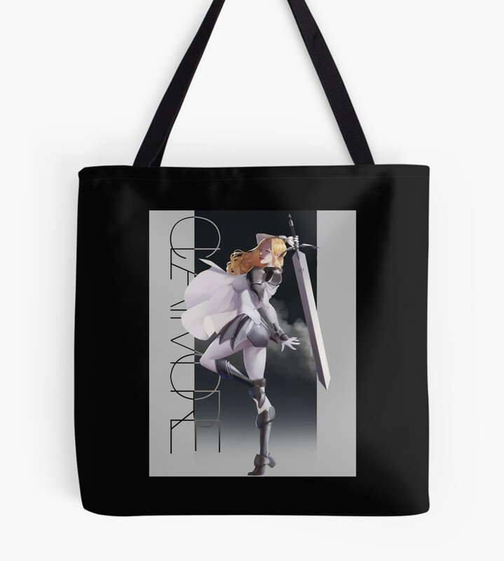 Quests And Coffee Claymore Manga Tote Bag