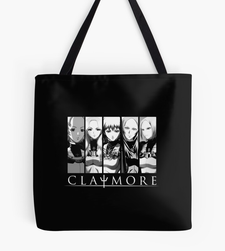 Funny Claymore Main Characters Tote Bag