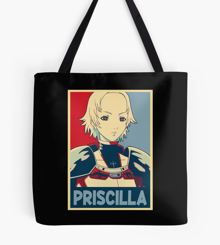 Priscilla Claymore Manga Tote Bag