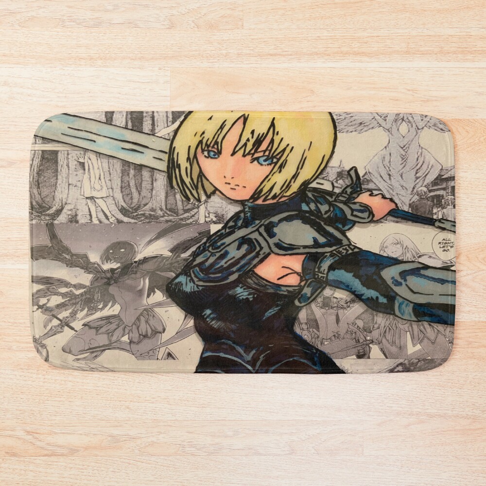 Clare Claymore Character Bath Mat