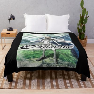Funny Claymore Characters Throw Blanket