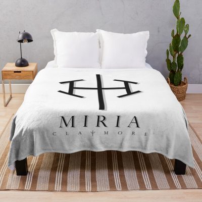 Miria Claymore Japanese Manga Throw Blanket