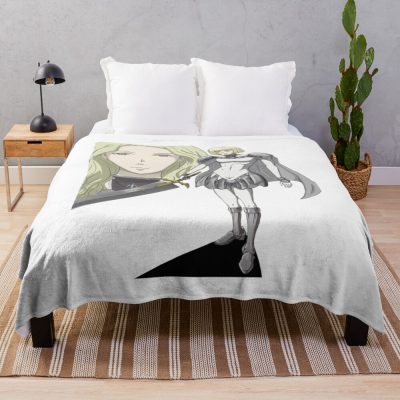 Miria Claymore Vintage Xmas Throw Blanket