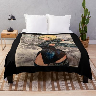 Claymore Teresa Of The Faint Smile Throw Blanket