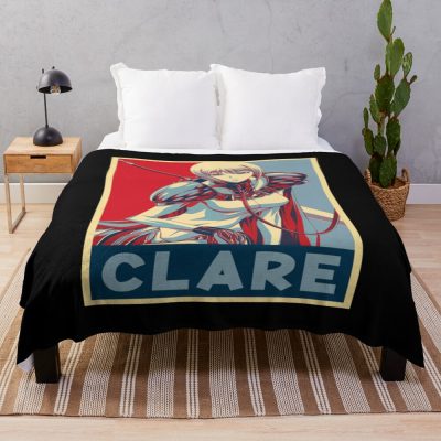 Clare Claymore Hope Style Throw Blanket