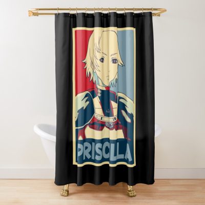 Priscilla Claymore Manga Shower Curtain
