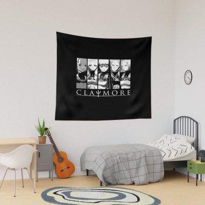 Funny Claymore Main Characters Tapestry