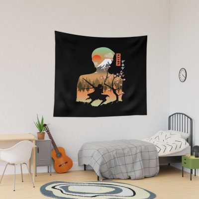 Front Toward Enemy Military Claymore Tapestry