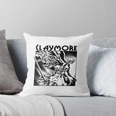 Claymore Japanese Manga Halloween Throw Pillow