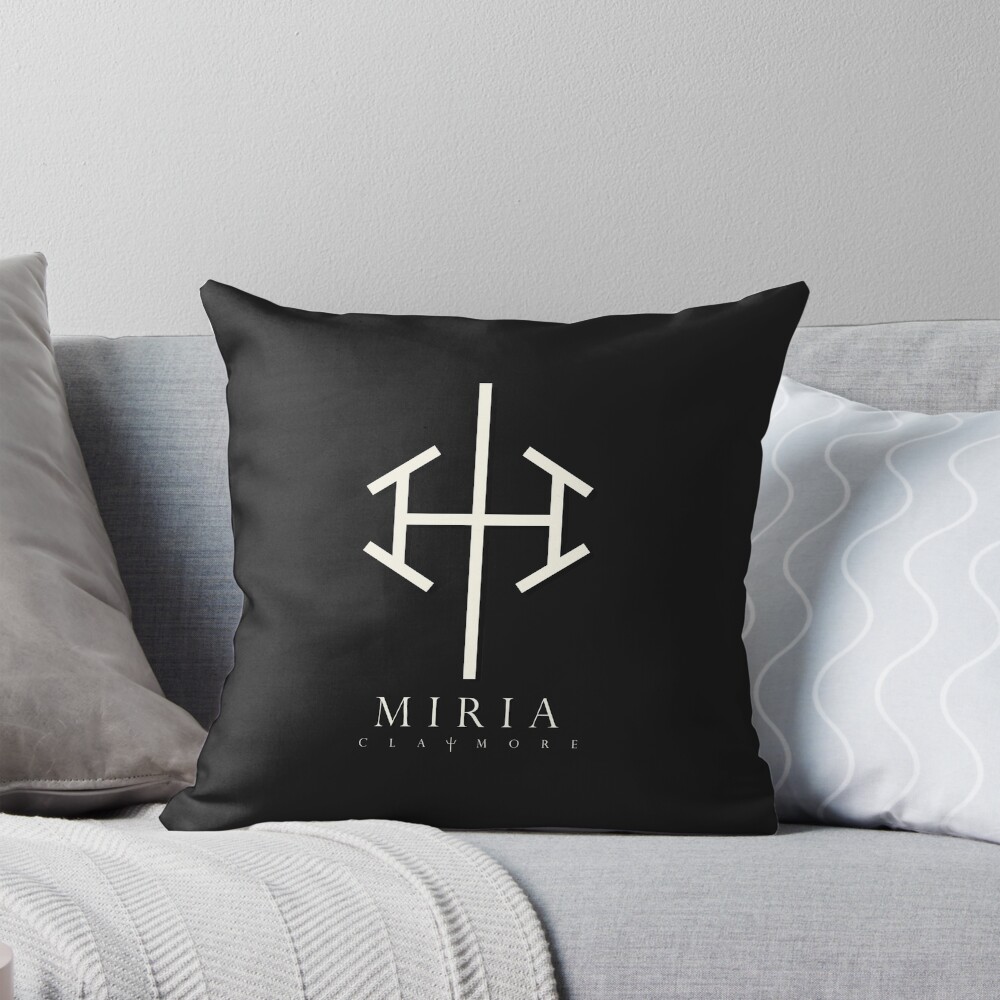 Claymore Miria Anime Manga Throw Pillow