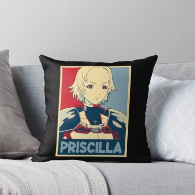 Priscilla Claymore Manga Throw Pillow