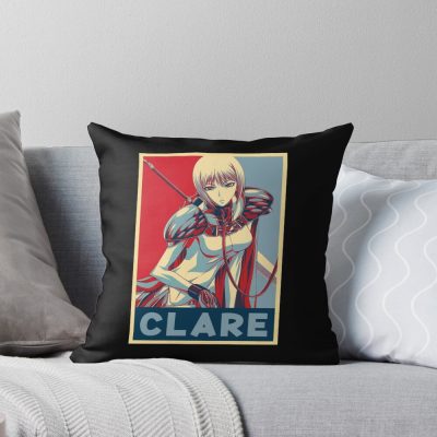 Clare Claymore Hope Style Throw Pillow