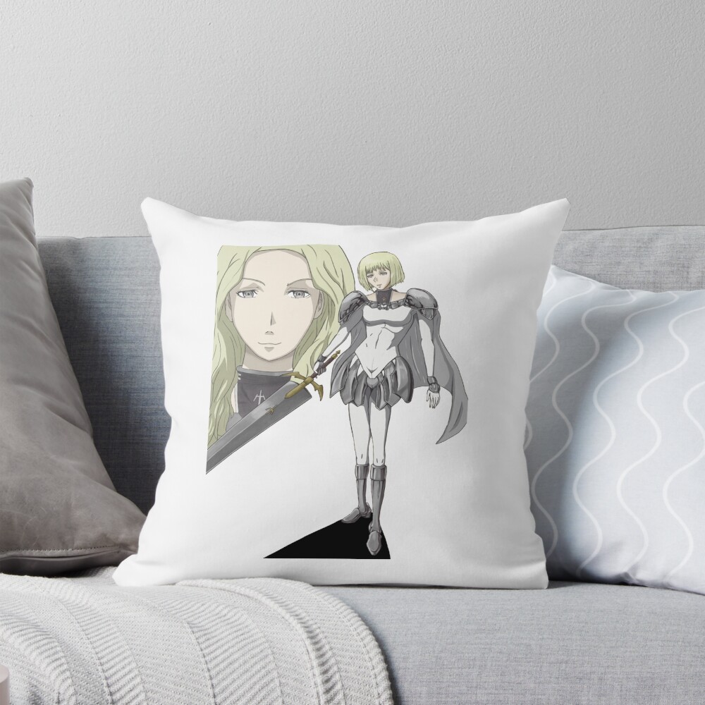 Miria Claymore Vintage Xmas Throw Pillow