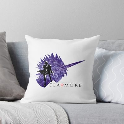 Clare Priscilla Claymore Vintage Manga Throw Pillow