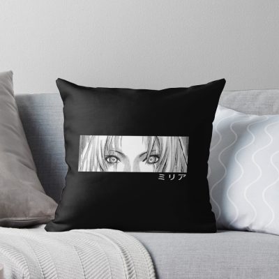 Miria Claymore Manga Throw Pillow