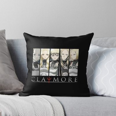 Deneve Claymore Vintage Outfit Throw Pillow