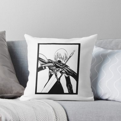 Clare Claymore Manga Throw Pillow