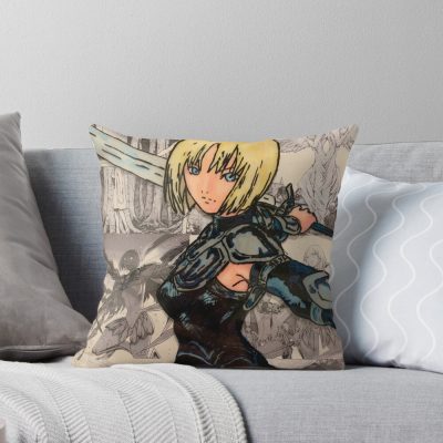 Clare Claymore Character Throw Pillow