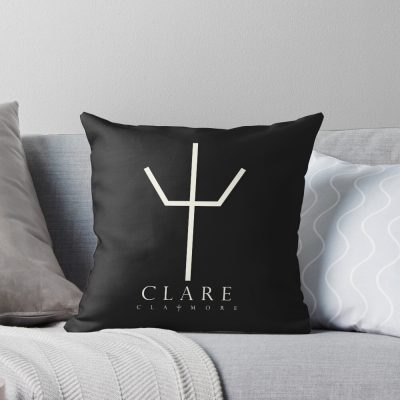 Claymore Clare Anime Manga Throw Pillow