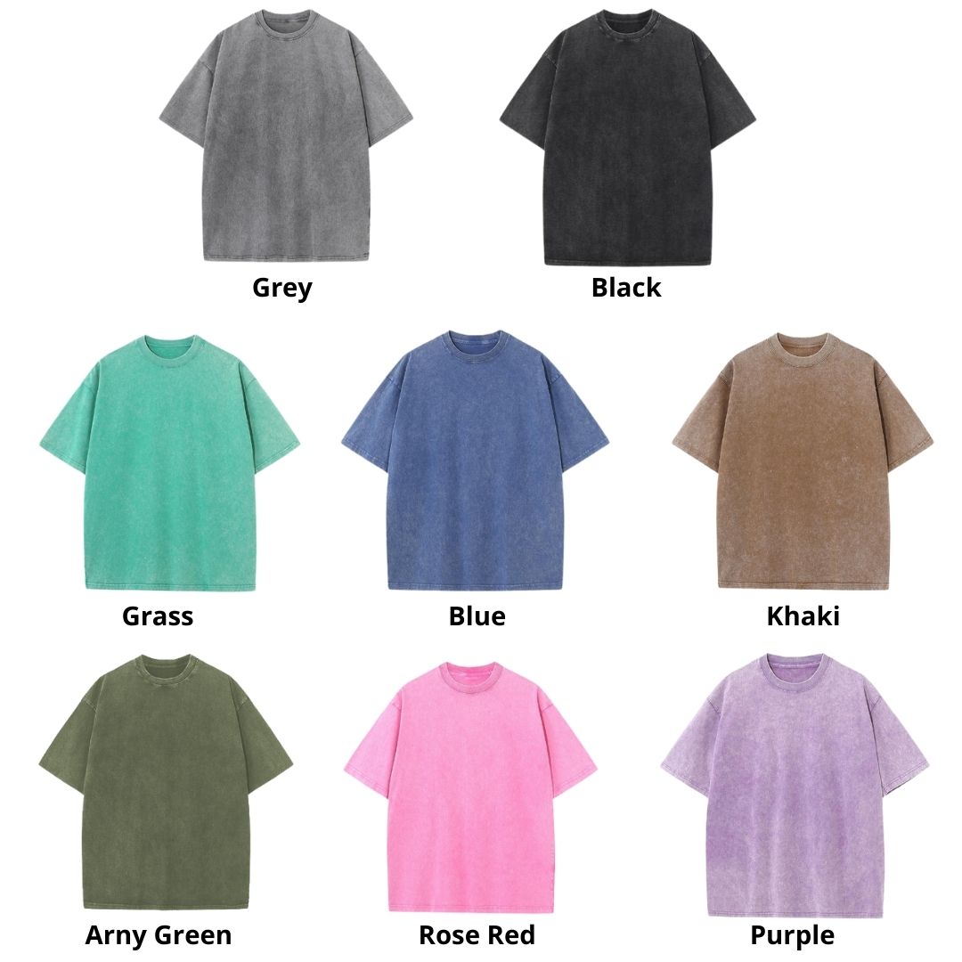 Mineral Wash T Shirt Color - Claymore Merch